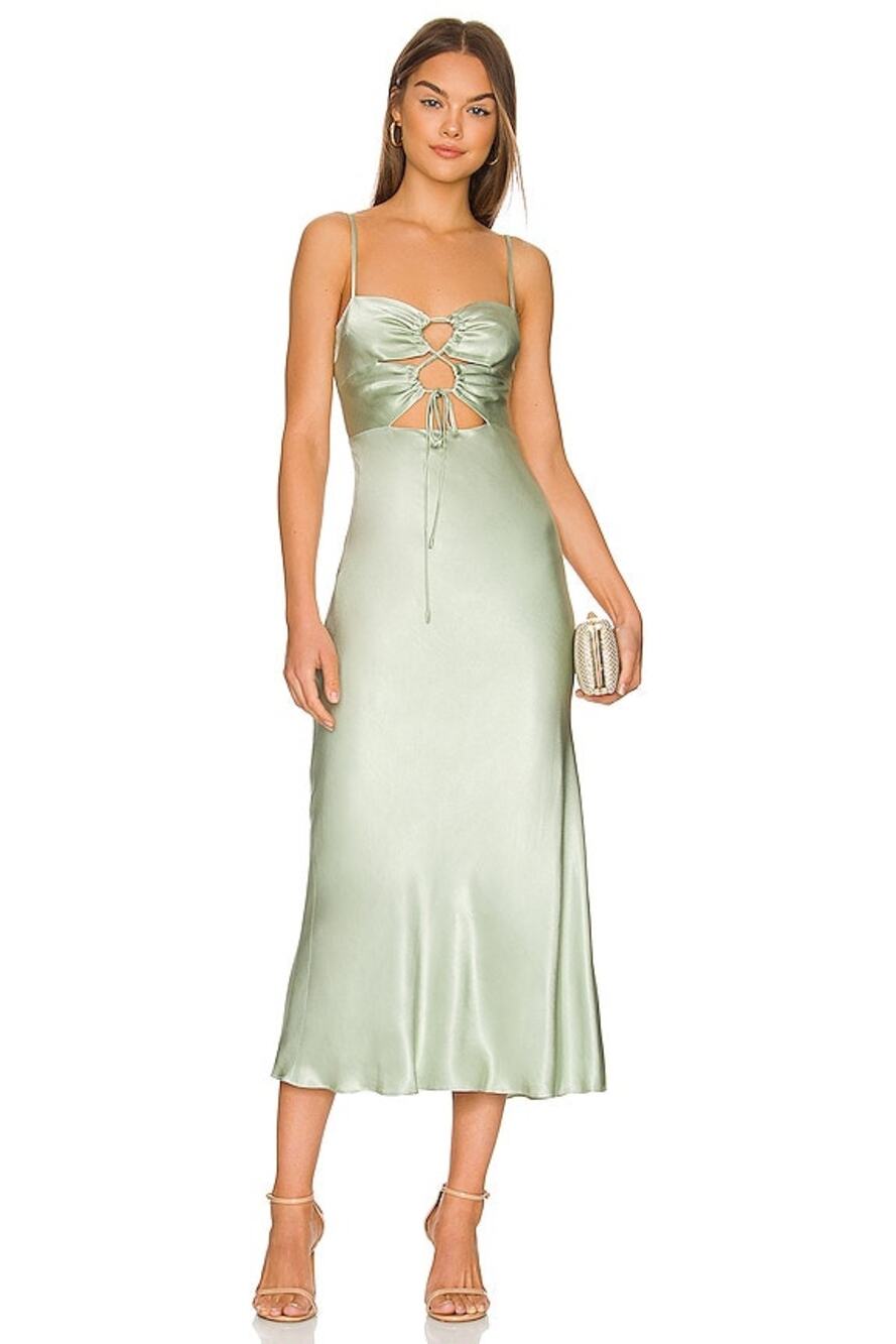 Shona Joy Felicity Dress Lace Up Wedding Guest Prom Evening Gala Party Formal 10